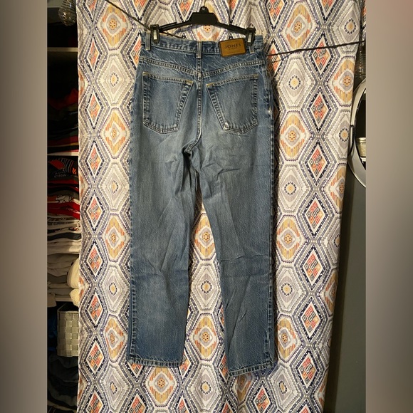 vintage high waisted straight leg jeans - Picture 3 of 9